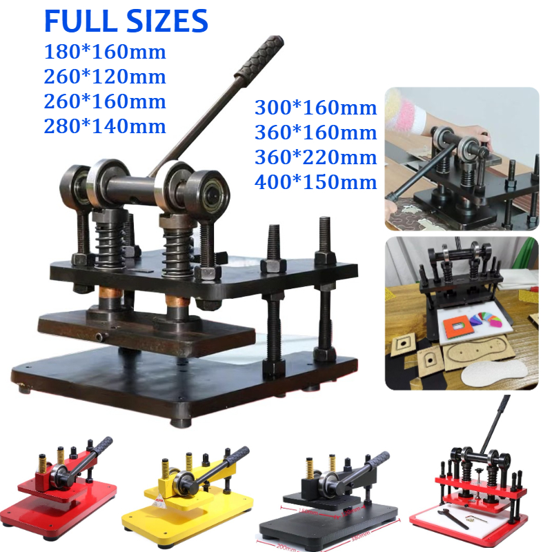 Leatherwork Machine - Ręczna wykrojarka do skóry z pełnowymiarową
