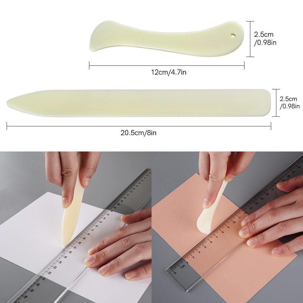 Bone Folder Tool - 2 szt. Składak do papieru, narzędzie