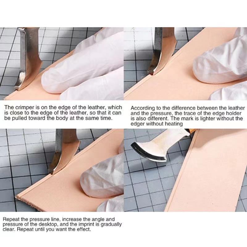 Czerwona Drewniana Rączka Skór – Groover Stitching Tool recenzja i cena