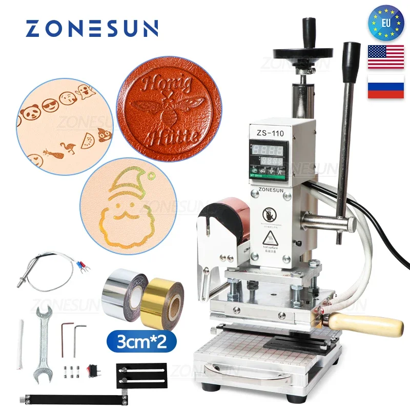 ZONESUN ZS110 Maszyna do Hot F – Leatherwork Hand Press recenzja i cena